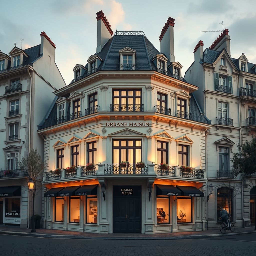 การสร้างสรรค์เมนูอาหารใน Grande Maison Paris